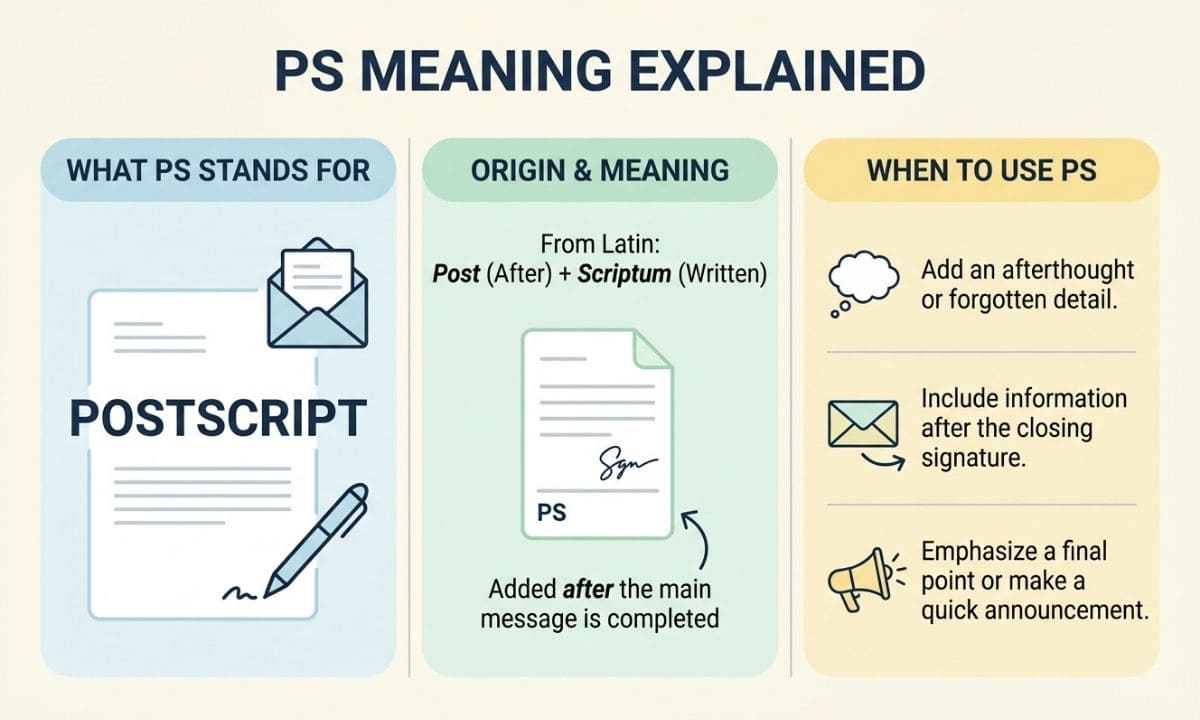 ps Meaning