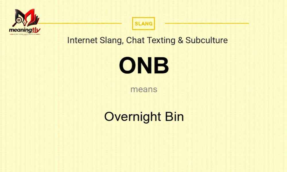 ONB Meaning